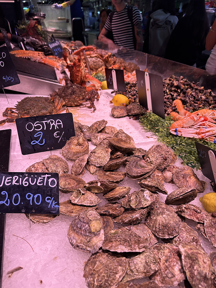 Food Market Santander Spain